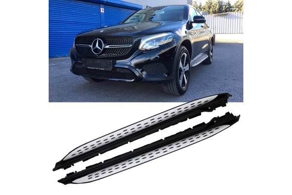 Πλαινά Σκαλοπάτια Για Mercedes-Benz GLC-Class (X253/C253) 15+ 2 Τεμάχια