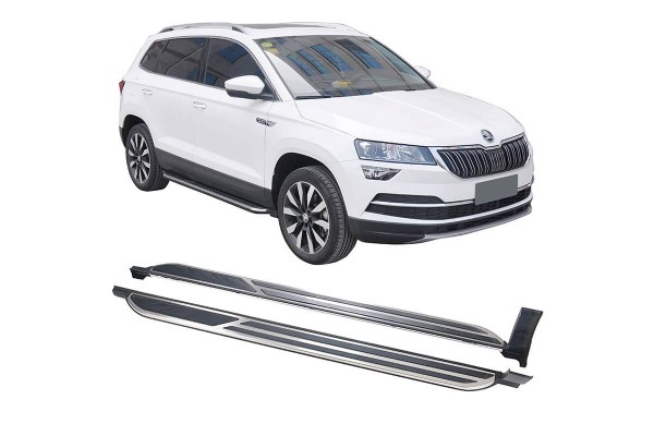 Πλαινά Σκαλοπάτια Για Skoda Karoq 17+ 2 Τεμάχια