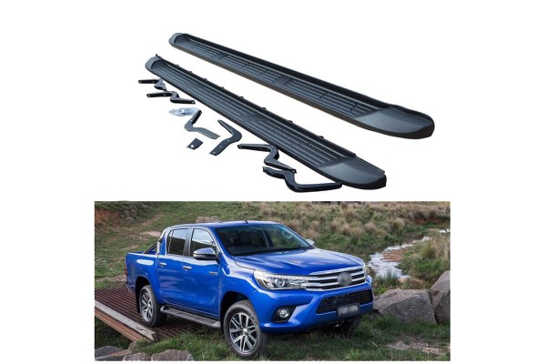 Πλαινά Σκαλοπάτια Για Toyota Hilux 15+ (REVO) Oem Look 2 Τεμάχια