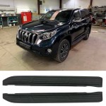 Πλαινά Σκαλοπάτια Για Toyota Land Cruiser Prado FJ150 2010+ Μαύρα 2 Τεμάχια