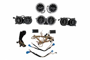 Σετ Μάσκες Αεραγωγών A/C Μπροστά Και Πίσω Πλευρά 64 Χρώματα Κατάλληλα Για Mercedes S-Class W222 (2013-2020)