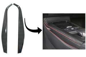 Πλαϊνό Διακοσμητικό Κάλυμμα Κεντρικής Κονσόλας Αυτοκινήτου Κατάλληλο Για Mercedes A-Class W177 V177 (2018-up) Carbon