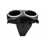 Διπλή Μπροστινή Θήκη Ποτηριών Κατάλληλη Για Mercedes Cls C219 W219 (2003-2010) Μαύρη