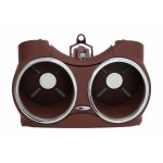 Διπλή Μπροστινή Θήκη Ποτηριών Κατάλληλη Για Mercedes Cls C219 W219 (2003-2010) Κόκκινη