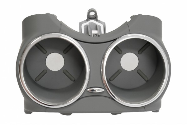 Διπλή Μπροστινή Θήκη Ποτηριών Κατάλληλη Για Mercedes Cls C219 W219 (2003-2010) Γκρι