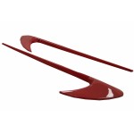 Αεραγωγοί Πλαϊνών Φτερών Κατάλληλοι Για Mercedes C-Class W205 S205 E-Class W213 S213 Κόκκινο