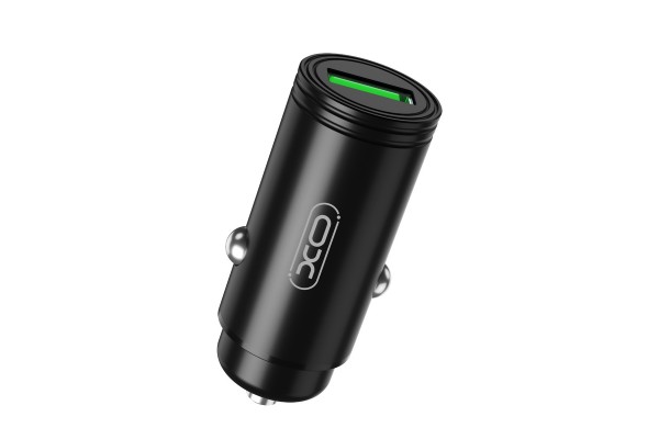 XO-CC39 QC3.0 18W Car Charger Black