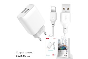Xo L57 Lightning 2.4A 2xUSB