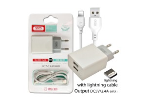 Xo L65 Lightning 2.4A 2xUSB
