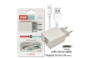 Xo L65EU Micro 2.4A 2xUSB