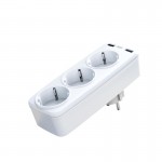 Xo WL08 Eu Smart Wall Plug Conversion Socket (3AC+2USB 2.4A) White