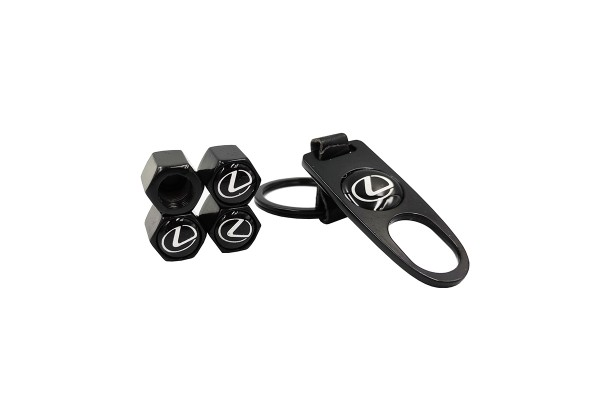 Καπάκια Βαλβίδων Αυτοκινήτου Με Μπρελόκ Lexus Μαύρο 5 Τεμάχια Καπάκια Βαλβίδων Αυτοκινήτου Με Μπρελόκ Lexus Μαύρο 5 Τεμάχια