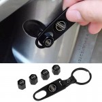 Καπάκια Βαλβίδων Αυτοκινήτου Με Μπρελόκ Nissan Μαύρο 5 Τεμάχια Καπάκια Βαλβίδων Αυτοκινήτου Με Μπρελόκ Nissan Μαύρο 5 Τεμάχια