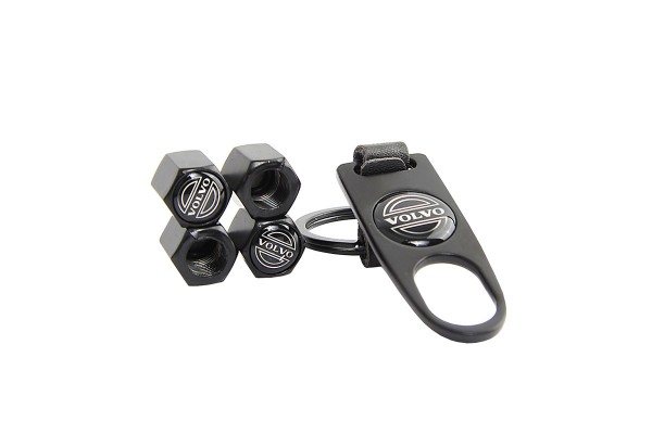 Καπάκια Βαλβίδων Αυτοκινήτου Με Μπρελόκ Volvo Μαύρο 5 Τεμάχια Καπάκια Βαλβίδων Αυτοκινήτου Με Μπρελόκ Volvo Μαύρο 5 Τεμάχια