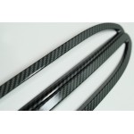 Αυτοκόλλητα Καλύμματος Πλαισίου Πίσω προφυλακτήρα, Κατάλληλο Για Mercedes A-Class V177 Sedan Amg Line (2018-up) Carbon