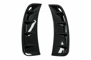 Πλευρικοί Αεραγωγοί Εμπρός Προφυλακτήρα Κατάλληλοι Για Mercedes A Class W177 Hatchback (04.2018-2022) V177 Sedan (04.2018-2022) Piano Black