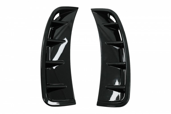 Πλευρικοί Αεραγωγοί Εμπρός Προφυλακτήρα Κατάλληλοι Για Mercedes A Class W177 Hatchback (04.2018-2022) V177 Sedan (04.2018-2022) Piano Black