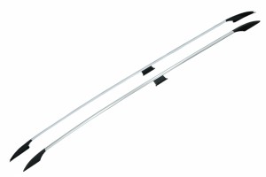 Διακοσμητικές Ράγες Οροφής Κατάλληλες Για Mercedes V-Class W447 (2014-up) Κοντό Μεταξόνιο (SWB) Αλουμινίου