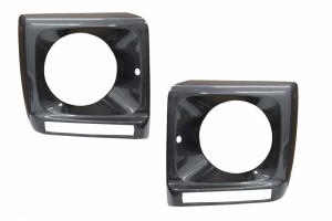 Καλύμματα Προβολέων Από Ανθρακονήματα Κατάλληλα Για Mercedes G-Class W463 (1989-2018) G65 Design