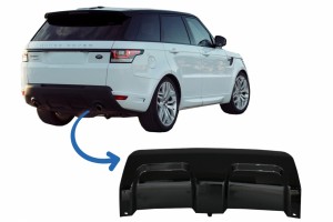 Πίσω Προστατευτική Πλάκα Προφυλακτήρα Κατάλληλη Για Land Rover Range Rover Sport L494 (2013-2017) Piano Black