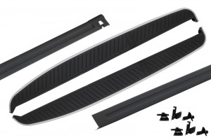 Σανίδες Πλευρικών Σκαλιών Κατάλληλες Για Land Range Rover Sport L320 (2005-2013) Με Προ-Κομμένα Μαρσπιέ Πόρτας