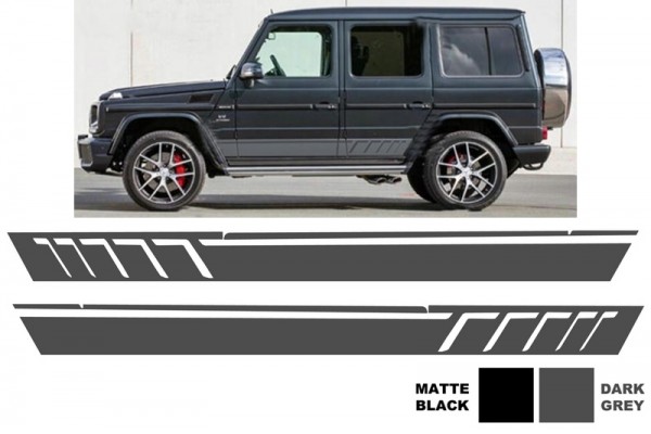 Αυτοκόλλητο Πλαϊνών Αυτοκόλλητων Βινυλίου Σκούρο Γκρι Κατάλληλο Για Mercedes G-class W463 (1989-2017) Αυτοκόλλητο Πλαϊνών Αυτοκόλλητων Βινυλίου Σκούρο Γκρι Κατάλληλο Για Mercedes G-class W463 (1989-2017)