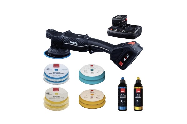Rupes HLR15/CB2/BAS Bigfoot Αλοιφαδορος Γυαλισματος ΜΠΑΤΑΡΙΑΣ, 15MM (ΜΕΓΑΛΟ ΚΙΤ)