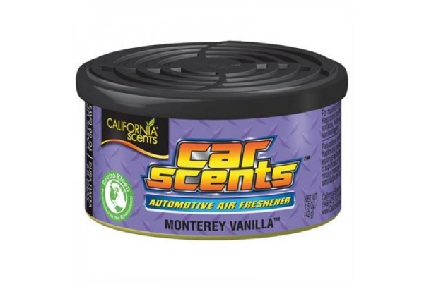 Car Scents California Αρωματικο - Monterey Vanilla (ΚΟΝΣΕΡΒΑ - 1 ΤΕΜ.)