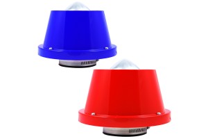 Φιλτροχοανη Διπλης Ροης Μανιταρι Κοκκινη & Μπλε Φ.70 Κοκκινη