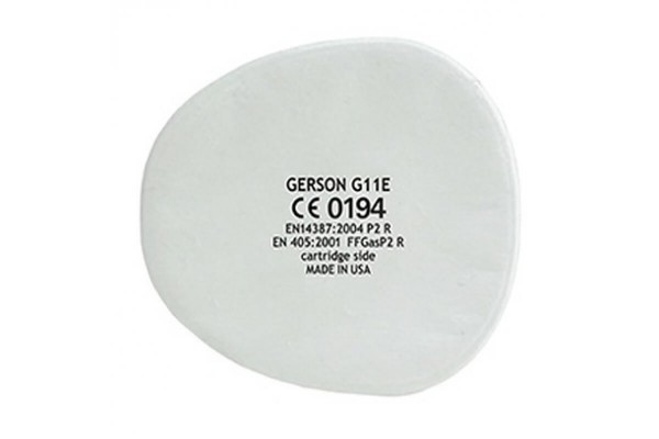 Gerson G11E/087 Σετ ΠΡΟ-ΦΙΛΤΡΑ, 10 ΤΕΜ, Ενεργου Ανθρακα Για Μασκα (9311 - 8311)