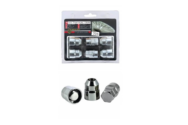Αντικλεπτικά Μπουλόνια Ασφαλείας Butzi Premium Kit 6 Pcs Με Μοναδικό Κλειδί-Εργαλείο Type-BB M12x1.50 T19