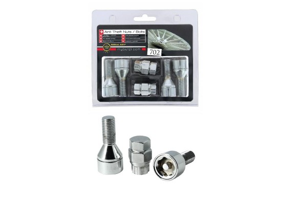 Αντικλεπτικά Μπουλόνια Ασφαλείας Butzi Premium Kit 6 Pcs Με Μοναδικό Κλειδί-Εργαλείο Type-DD M12x1.25 L28 T17