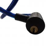 Κλειδαριά Ποδηλάτου Bicycle Lock 10x65mm Μπλε 1 Τεμάχιο