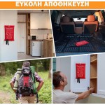 Αντιπυρική (Πυρίμαχη) Κουβέρτα Σε Θήκη 1x1m Με Πιστοποίηση EN1869:2019 1 Τεμάχιο