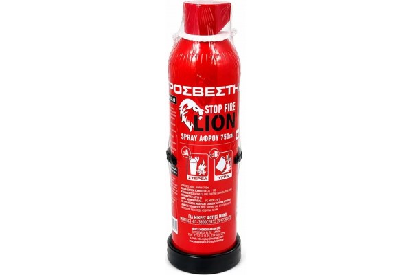 Πυροσβεστήρας 750ml Γενικής Χρήσης Με Βάση Στήριξης 1 Τεμάχιο