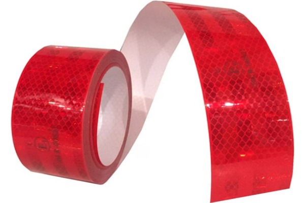 Αυτοκόλλητη Αντανακλαστική Ταινία 3M 3D Diamond Grade Κόκκινη 55mmx1m