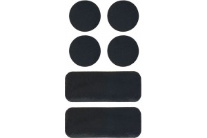 Αυτοκόλλητα Αντανακλαστικά Κιτ 3M Μαύρα 7x12cm 6Τμχ