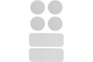 Αυτοκόλλητα Αντανακλαστικά Κιτ 3M Λευκά 7x12cm 6Τμχ