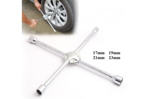 Τροχοκλειδα Χρωμιο - Σταυρος 17-19-21-23mm