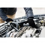 Γάντια Εργασίας Πολυεστέρα -/ Pu No9 - Large Μαύρα 2 Τεμάχια