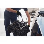 Γάντια Εργασίας Πολυεστέρα -/ Pu No9 - Large Μαύρα 2 Τεμάχια