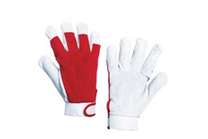 Γάντια Εργασίας Pvc Με Μανσέτα No10 - Xl Ασπρο-Κόκκινο 2 Τεμάχια