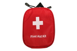 Φαρμακείο Αυτοκινήτου Μικρό Κόκκινο Πρώτων Βοηθειών 1 Τεμάχιο
