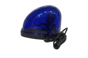 Φάρος Ασφαλείας Αυτοκινήτου Περιστρεφόμενος Μαγνητικός Οβάλ Μπλε 12V 1 Τεμάχιο