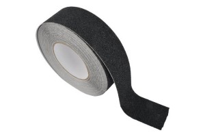 Αυτοκόλλητη Αντιολισθητική Ταινία Μαύρη 2.5cm 1m