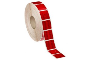 Αυτοκόλλητη Αντανακλαστική Ταινία Για Μουσαμά Κόκκινη 1m