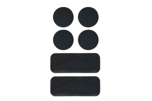 Αυτοκόλλητα Αντανακλαστικά Κιτ 3M Μαύρα 7x12cm 6Τμχ