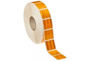 Αυτοκόλλητη Αντανακλαστική Ταινία Για Μουσαμά Κίτρινη 1m