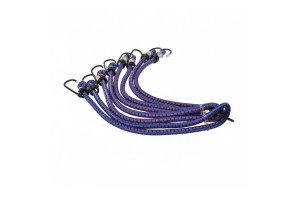 Χταπόδια Πρόσδεσης Ελαστικά Με Μεταλλικό Γάντζο 8mm X 1m Σετ 4 Τεμάχια