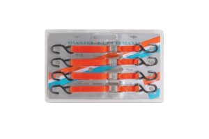 Ιμάντες Πρόσδεσης Με Γάντζο Σετ 4 Τεμάχια